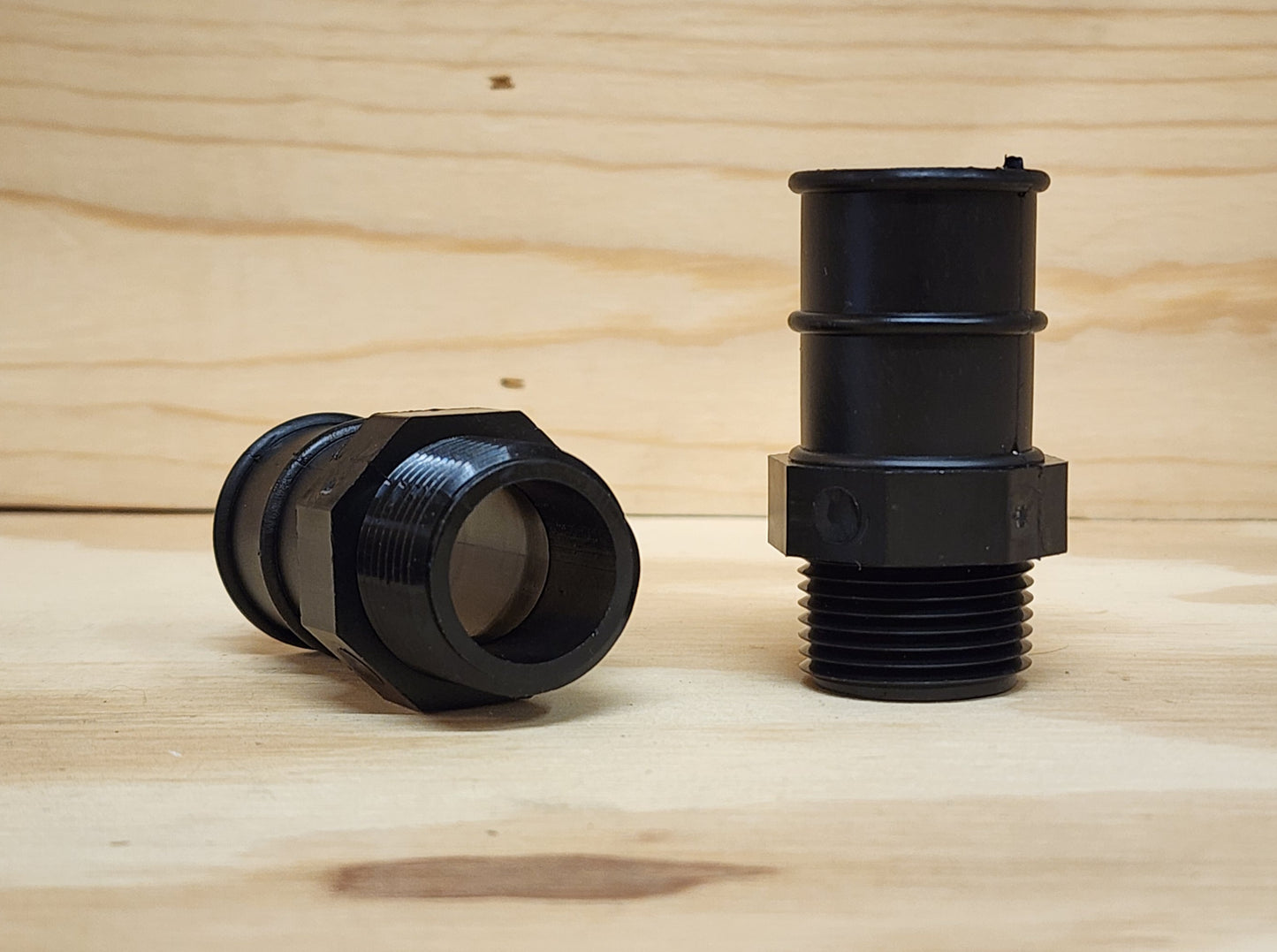 3/4" FPT x 1-1/8" barbed adapter