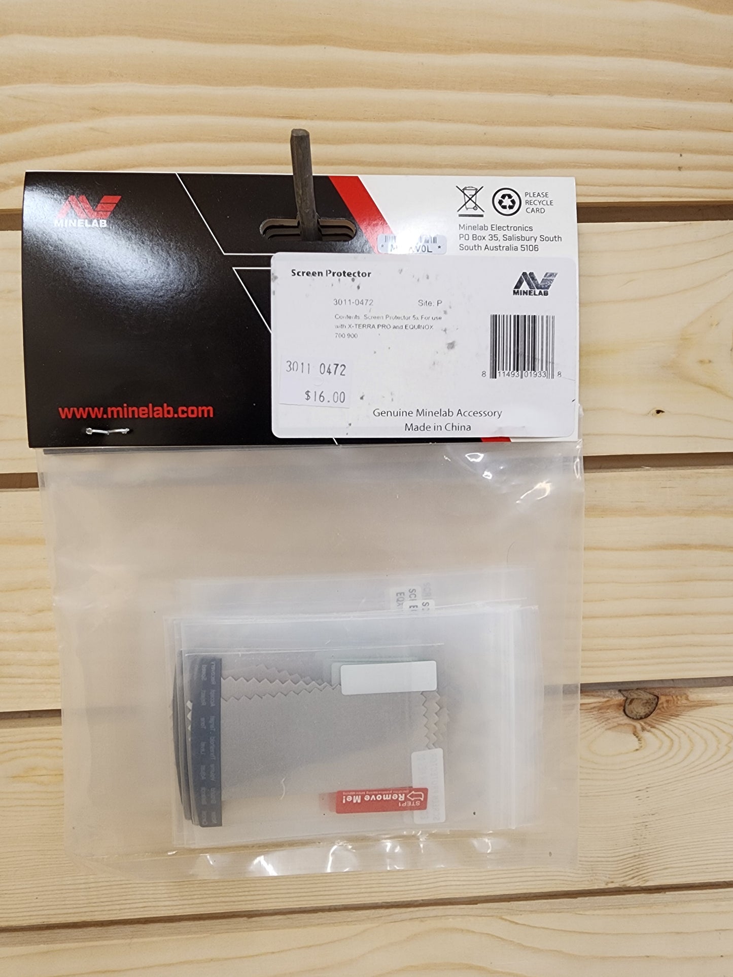 Minelab Equinox 700-900 screen protectors