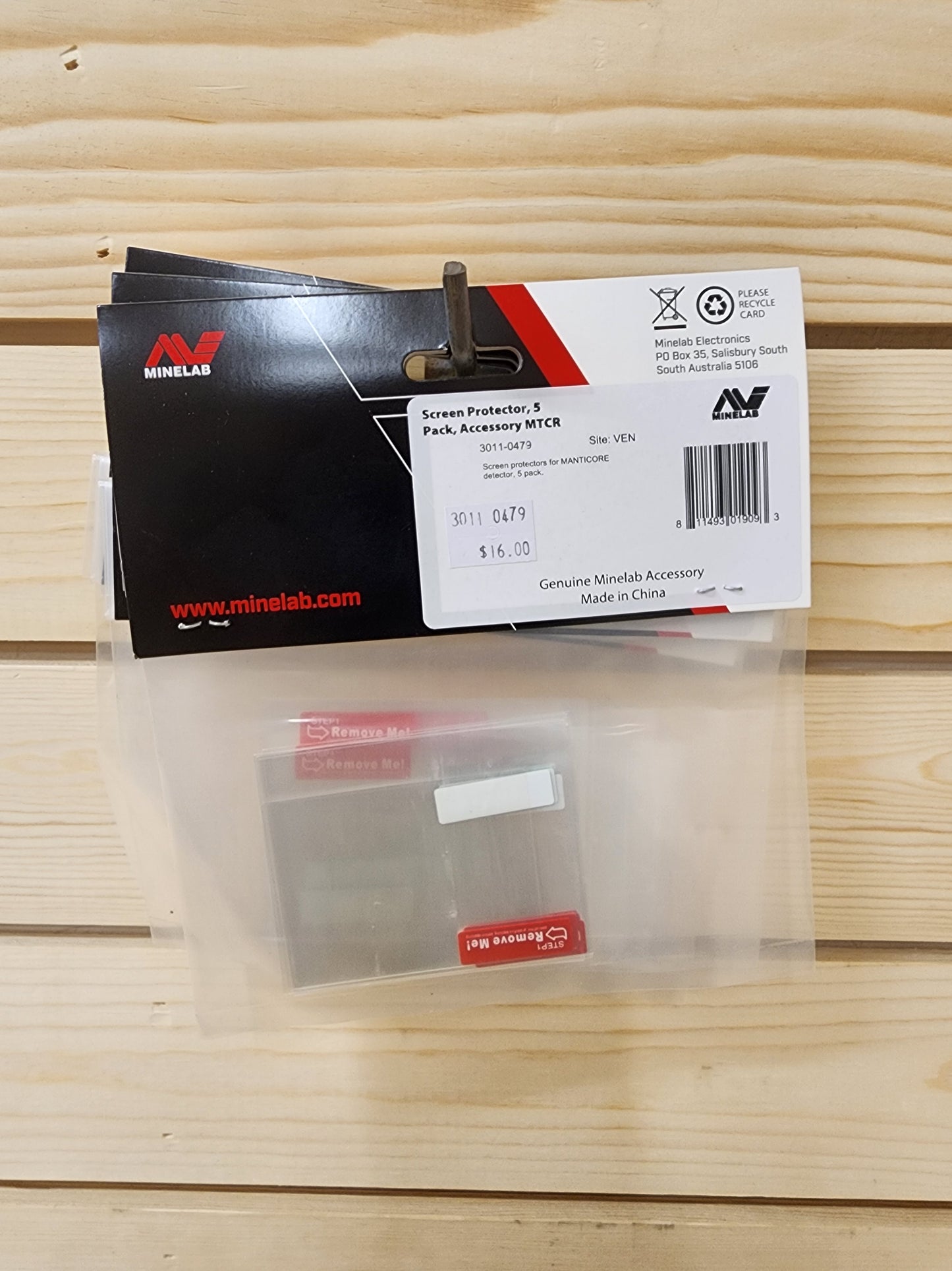 Minelab Manticore screen protectors