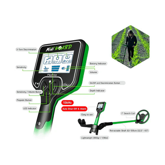 Nokta Makro Midi Hoard Metal Detector