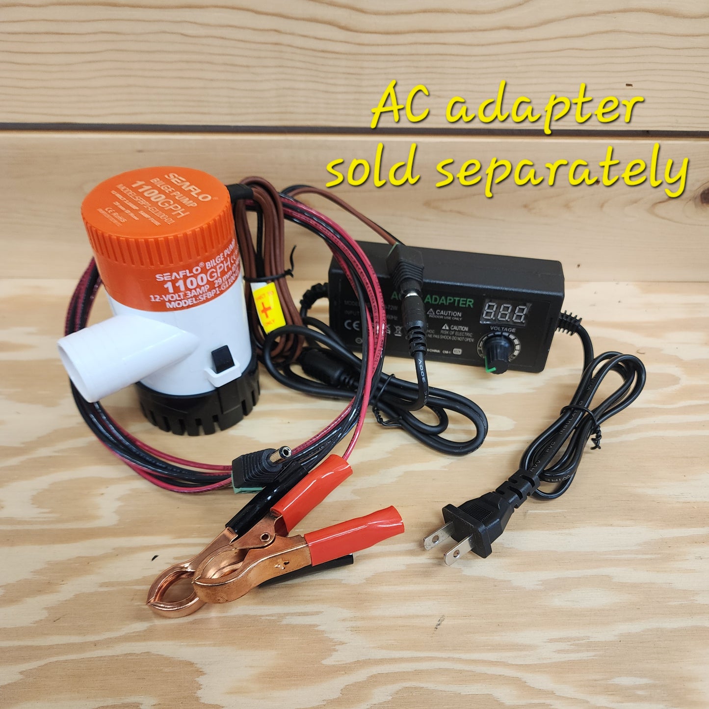 1100 GPH Bilge Pump Kit